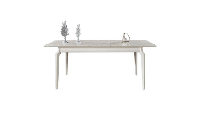 Dining table Table Furniture Dining room Living room Luxury White Wood Design