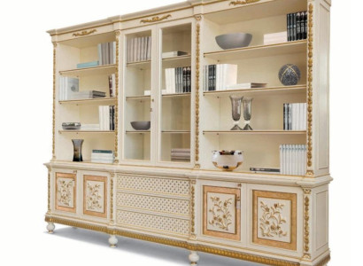 Bookshelf Standing Shelf Beige File Shelf Office Shelf XXL Book Shelf