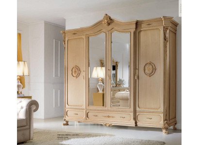 Wardrobe Wood Cabinets Clothes Beige Bedroom Furniture Wardrobe