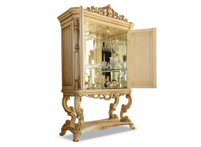 Home bar bar cabinet bar luxury wine rack wine cabinet wardrobe beige wood