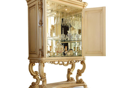 Home bar bar cabinet bar luxury wine rack wine cabinet wardrobe beige wood