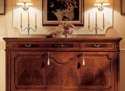 Luxury Sideboard Cabinets Chests of drawers Living room Wood Furniture