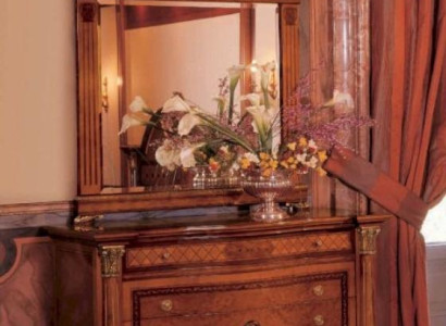 Group Chest of drawers Mirror Bedroom Wood Furniture Wardrobe Dressing Table Brown new