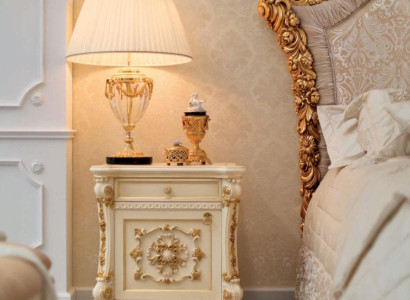 Bedside tables Bedside table Consoles Side Table Night Consoles Luxury Beige Baroque