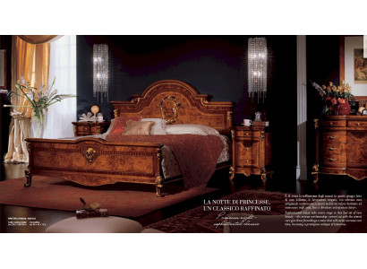 Bed Double bed Luxury Fabric Bedroom Beige Beds Wood Bed Frame