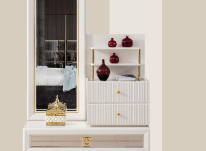 Chest of drawers Mirror Wood Chests of drawers Luxury Suite Group Bedroom Set