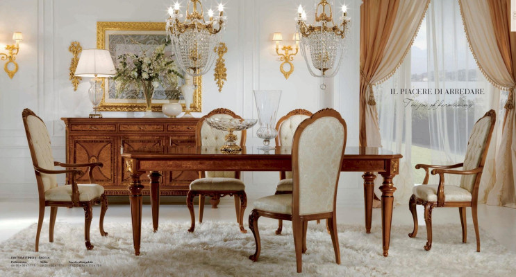 Luxury Dining table Italian Dining room Tables xxl Wood Table Furniture new