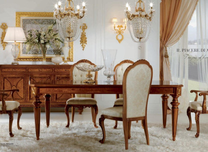 Luxury Dining table Italian Dining room Tables xxl Wood Table Furniture new