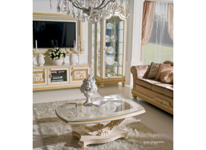 Modern Beige Coffee table Designer Living room Furniture Luxury Furnishings