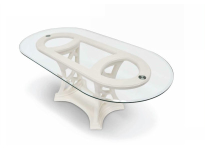 Dining table Table Wood Dining room table Dining room Glass Oval
