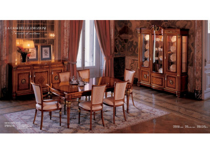 Extendable Dining table Dining room table Dining room Wood Brown Tables XXL