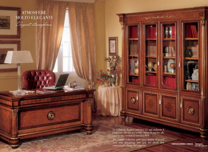 Desk Tables Wood Office Office Table Style Baroque Brown Furniture