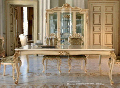 Dining table Dining room table Big Table Extendable Dining room Wood Beige