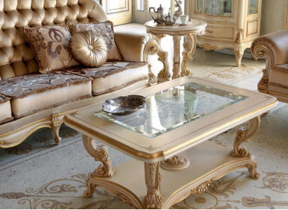Coffee table Side table Table Living room Furniture Beige Wood Tables Design Luxury
