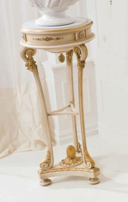 Flower Stand Stand Luxury Italian Furniture Handcraft Real Wood