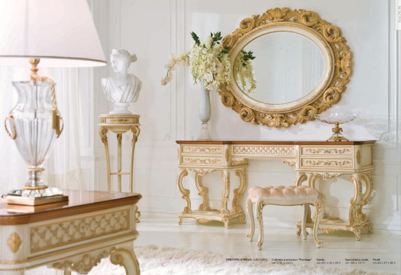 Flower Stand Stand Luxury Italian Furniture Handcraft Real Wood