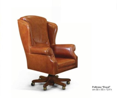 Executive Chair Swivel Chair Armchair Office Swivel Chairs Chesterfield Brown Luxury