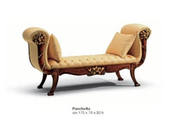 Chesterfield Chaise Lounge Lounger Chaise Fabric Baroque Luxury Beige