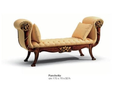 Chesterfield Chaise Lounge Lounger Chaise Fabric Baroque Luxury Beige