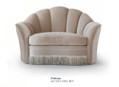 Armchair Luxury Seater 1 Seat Club Chair Fabric Living room Gray Modern