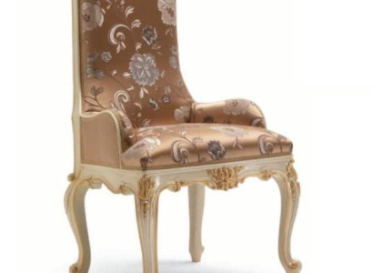 Luxury Dining room chair Chair Dining room Armchair Seater Chairs Wood Fabric Beige Seat