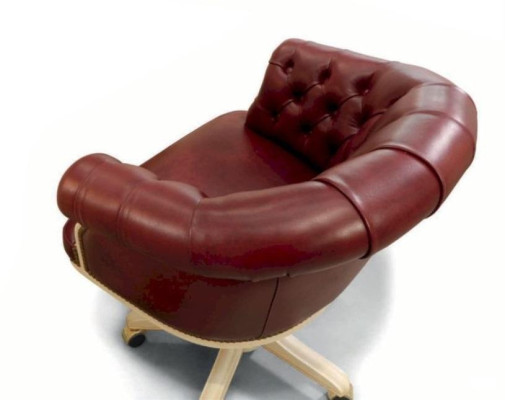 Swivel chair executive chair armchair luxury office swivel chairs Chesterfield red