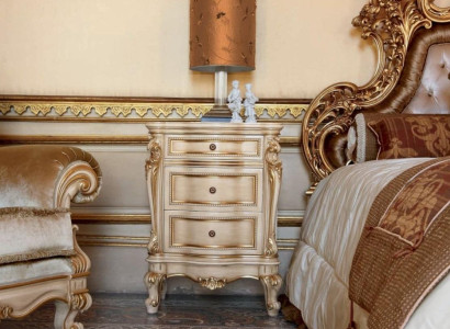 Bedside tables Bedside table Consoles Side Table Bedroom Wood Beige Luxury new