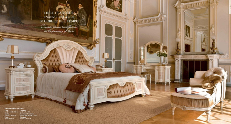 Bedside table Nightstand Console Beige Table Wood Bedroom