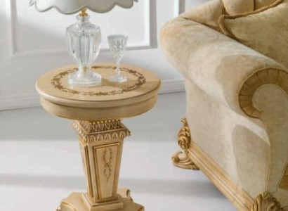 Side table Coffee table Round Table Living room Furniture Beige