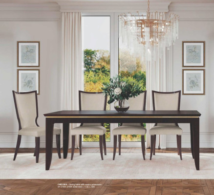 Chair without Armrests Dining room chair Kitchen chair Wood Fabric Gray