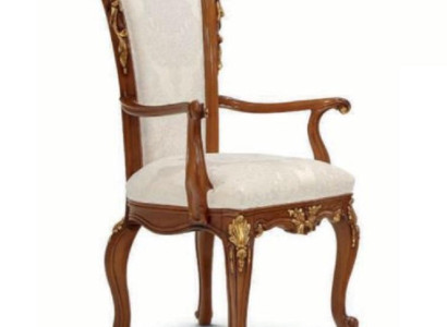 Luxury Dining room chair Chair Dining room Armchair Seater Chairs Wood Brown Baroque Gold