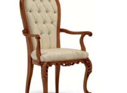 Chair Armchair Luxury Armchair Baroque Rococo Chairs Wood Brown Marzorati
