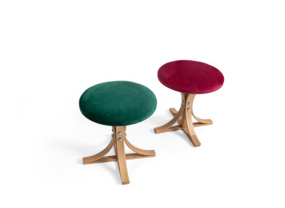 Designer 2x Stool Complete Furnishings Modern Living room Luxury Furniture