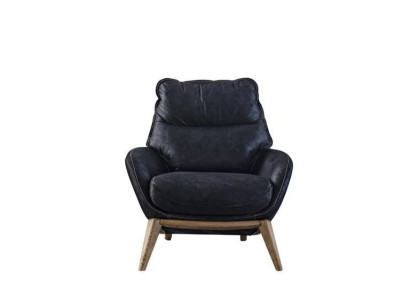 Luxury Armchair Modern Design Living room furniture Black color style