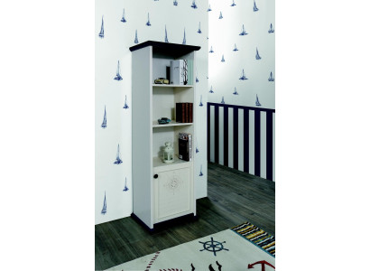 Shelf Wardrobe Bookcase for Childrens room Youth room White new