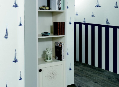 Shelf Wardrobe Bookcase for Childrens room Youth room White new