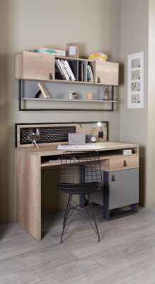 Desk Brown Table Bedroom Youth Room Wood Furniture 131x63x109cm