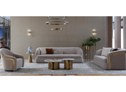 Three Seater Textile Couch Upholstery Design Sofa 3 Seat Sofas Furniture Big Sofa new