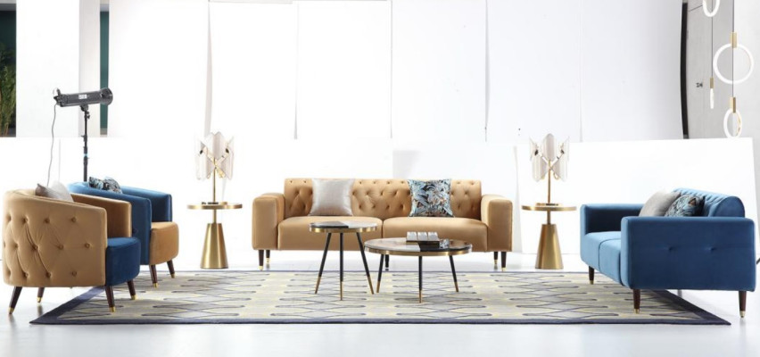 Design Furniture Living room Couch Sofa set Couches Sofa Sets 3+2+1+1 4-piece.