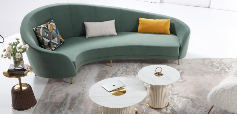 Round Sofa Modern Sofa Living landscape Room Furniture Designer sofa Round Corner sofa