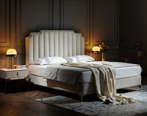 Bed 180x200cm Leather Bedroom Furniture Luxury Modern Beds Hotel Furniture new