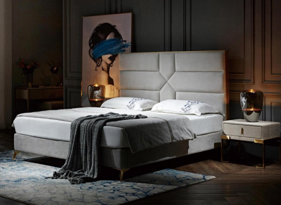Double bed bed marriage bed design luxury velvet upholstered bed design bed textile beds