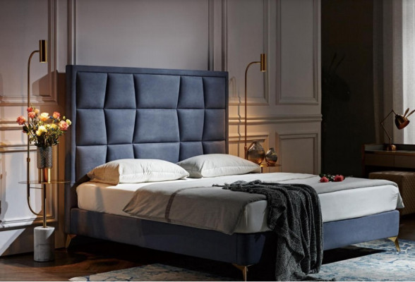 Complete's Bedroom Set Bed 2x Bedside table 3 pcs. Sets Beds Designer Luxury