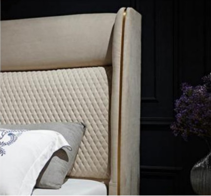 Bed 2x Bedside table 3 pcs. Bedroom Set Designer Hotel Suite Beds new