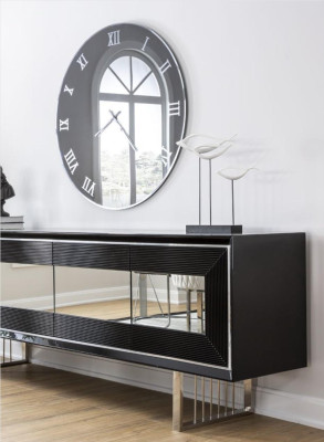 Black sideboard Chest of drawers Chests of drawers Wardrobe standing cabinet luxury sideboard