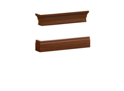 Exterior wall crown for crown or base wardrobe cabinet system L, R BA-28