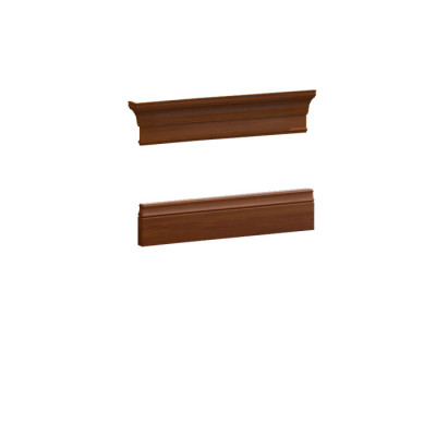 Elements skirting board crown strip for the Display case Wardrobe cabinet system BA-29