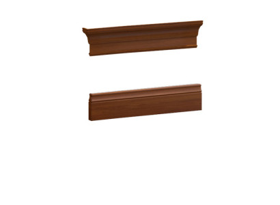 Elements skirting board crown strip for the Display case Wardrobe cabinet system BA-29
