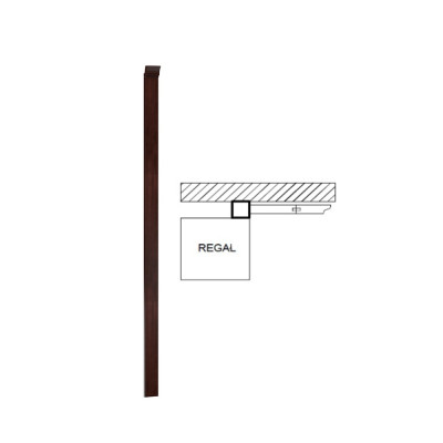 Slupek Corner Decoration Office element Office Office Wood Slupek Shelf Monaco