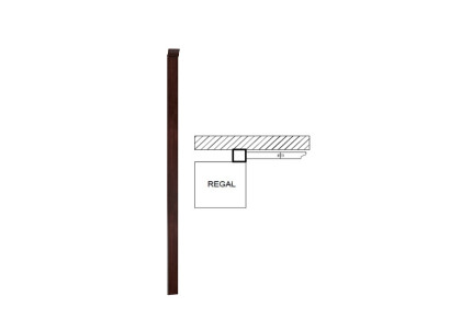 Slupek Corner Decoration Office element Office Office Wood Slupek Shelf Monaco